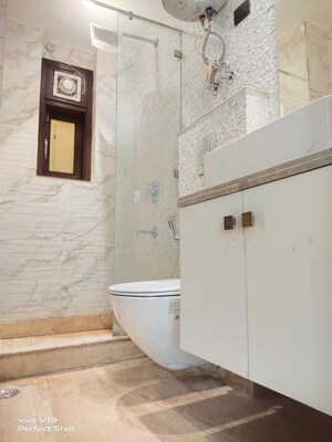 Bathroom in 3 BHK Builder Floor at Kailash Hills – for Sale