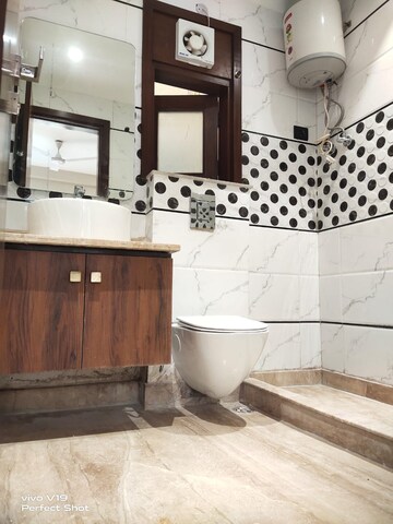 Kitchen in 3 BHK Builder Floor at Kailash Hills – for Sale
