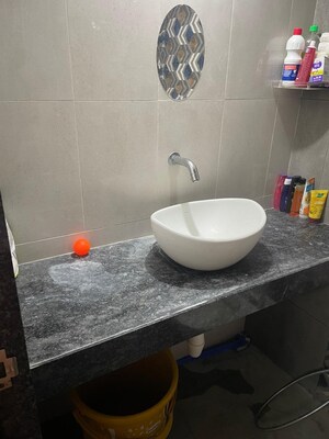 Bathroom in 2 BHK Apartment at Paranjape Blue Ridge, Hinjewadi – for Rent