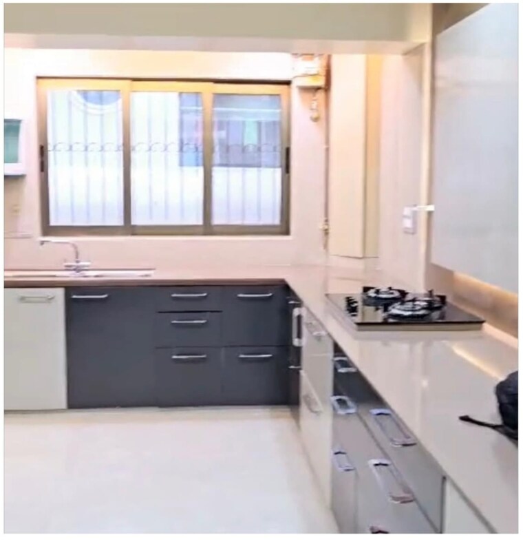 Kitchen, juhu-scheme 3 Bedroom 1200 Sq.Ft. Apartment In Juhu Mumbai 9270393