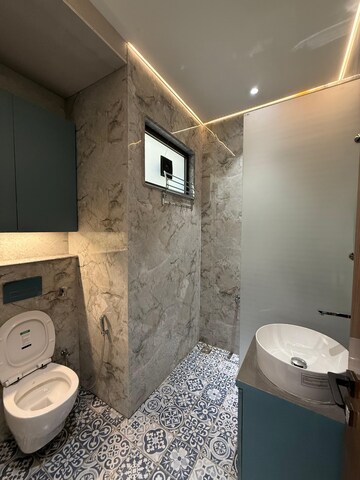 Bathroom in 2 BHK Builder Floor at Mahadev Engineers Enclave, Kanwali – for Rent