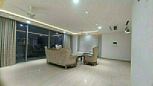 Living Room in 4 BHK Apartment at Oberoi Realty Esquire, Goregaon East – for Sale