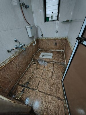 Bathroom in 2 BHK Apartment at Concrete Sai Swar, Kharghar – for Rent