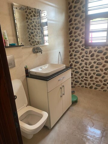 Bathroom in 3 BHK Independent House at Omaxe New Chandigarh, North Mullanpur – for Rent