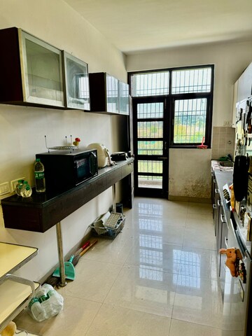 Living Room in 3 BHK Builder Floor at Omaxe New Chandigarh, North Mullanpur – for Rent