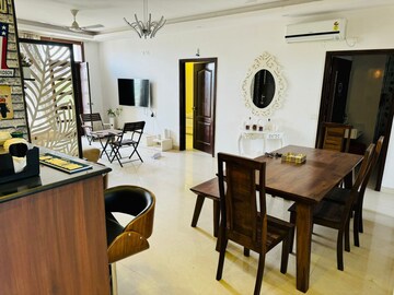 Living Room in 3 BHK Builder Floor at Omaxe New Chandigarh, North Mullanpur – for Rent