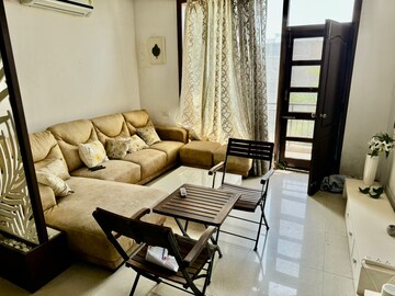 Living Room in 3 BHK Builder Floor at Omaxe New Chandigarh, North Mullanpur – for Rent