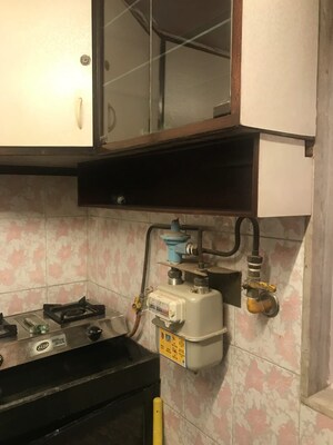 Kitchen in 1 RK Apartment at Adarsh Nagar Society, Worli – for Rent