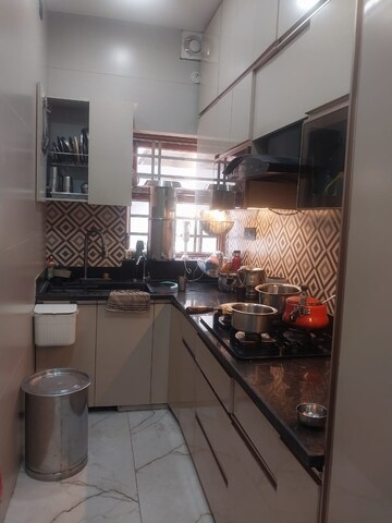 Kitchen in 1 BHK Builder Floor at Paschim Vihar – for Rent
