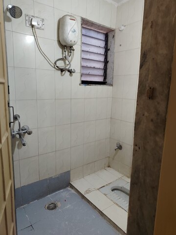 Bathroom in 2 BHK Apartment at Amrut Dhara Complex CHS, Kharghar Sector 20 – for Rent
