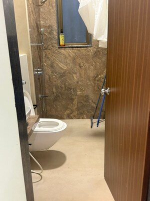 Bathroom in 3 BHK Apartment at Dadar West – for Rent