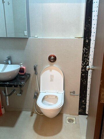 Bathroom in 3 BHK Apartment at Dadar West – for Rent
