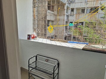 Balcony in 1 BHK Apartment at Hermes Heritage Homes, Shastrinagar – for Rent