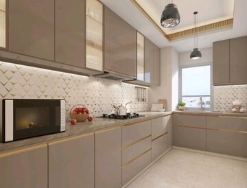 Kitchen in 2 BHK Builder Floor at Signature Global City 63A, Sector 63a – for Sale