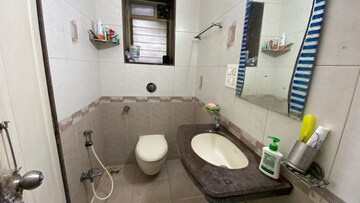 Bathroom in 3 BHK Apartment at Jewel House, Andheri West – for Rent
