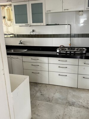 Kitchen in 3 BHK Apartment at Shubhada Tower, Worli – for Rent