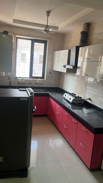Kitchen in 3 BHK Builder Floor at Dhakoli – for Rent