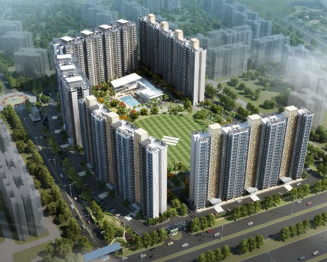 2 BHK 1155 Sq.Ft. Apartment in Eldeco Live By The Greens