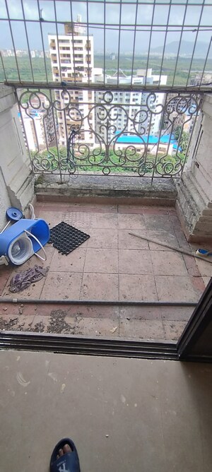 Balcony in 3 BHK Apartment at Tharwani Heritage, Kharghar Sector 7 – for Rent