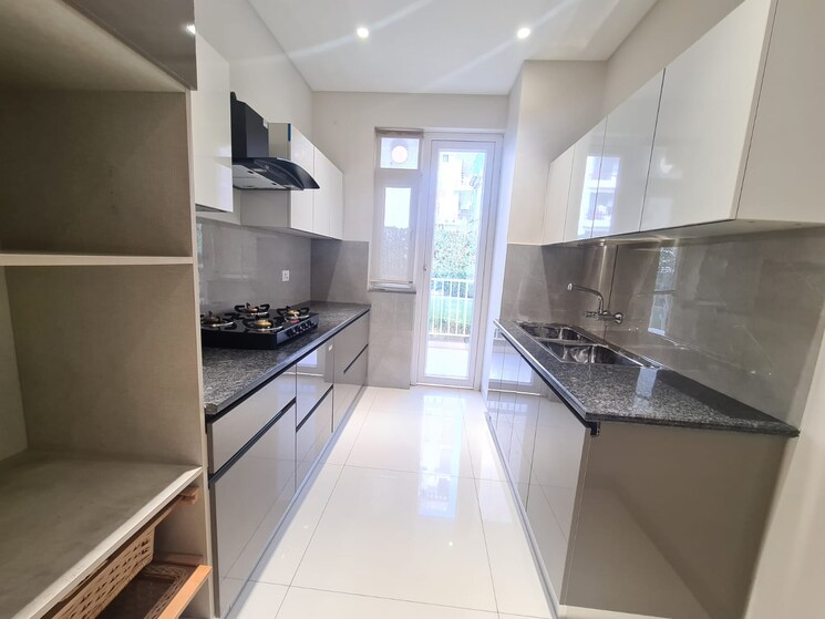 Kitchen, ambala highway 3 Bedroom 1800 Sq.Ft. Apartment In Ambala Highway Zirakpur 9270995