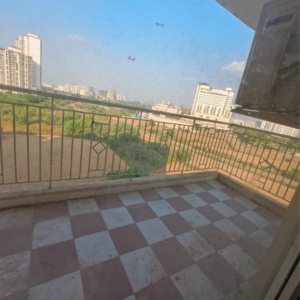 Balcony in 1 BHK Apartment at Shree Vardhman Green Court, Sector 90 – for Rent
