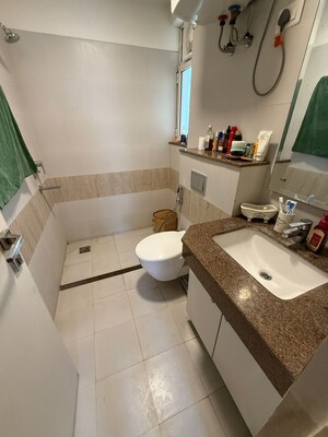 Bathroom in 2.5 BHK Apartment at M3M Marina, Sector 68 – for Rent