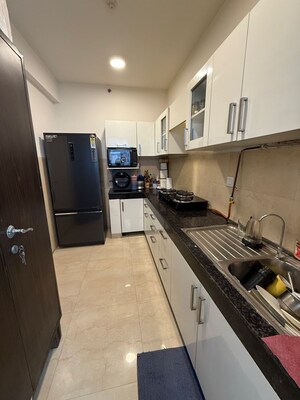 Kitchen in 2.5 BHK Apartment at M3M Marina, Sector 68 – for Rent