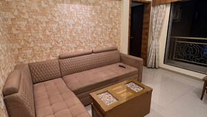 Living Room in 1 BHK Apartment at KIPL Morya, Kasarvadavali – for Sale
