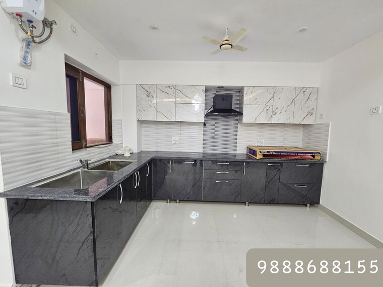 Kitchen, ambala highway 3 Bedroom 1800 Sq.Ft. Apartment In Ambala Highway Zirakpur 9271039