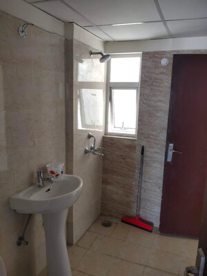 Bathroom in 3 BHK Apartment at Amrapali Terrace Homes, Tech Zone 4 Greater Noida – for Rent
