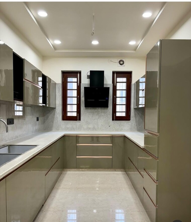 Kitchen, puri-aman-vilas 3 Bedroom 250 Sq.Yd. Builder Floor In Sector 89 Faridabad 9271088