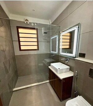 Bathroom in 3 BHK Builder Floor at Puri Aman Vilas, Sector 89 – for Sale