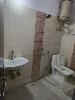 Bathroom in 1 BHK Builder Floor at Freedom Fighters Enclave – for Rent