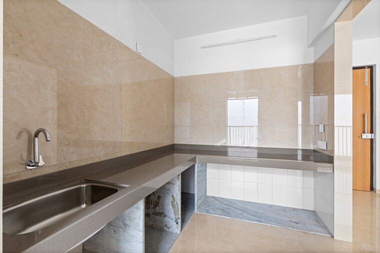 Kitchen, dosti-greenscape 4 Bedroom 1395 Sq.Ft. Apartment In Hadapsar Pune 9271171