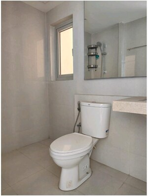 Bathroom in 1 BHK Apartment at Hiranandani Estate Solitaire C, Ghodbunder Road – for Rent