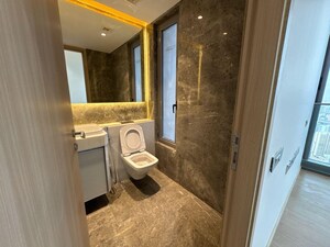 Building Lobby in 4 BHK Apartment at Rustomjee Crown, Prabhadevi – for Rent