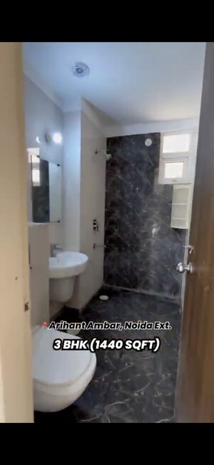 Bathroom in 3 BHK Apartment at Arihant Ambar, Sector 1 Greater Noida – for Sale