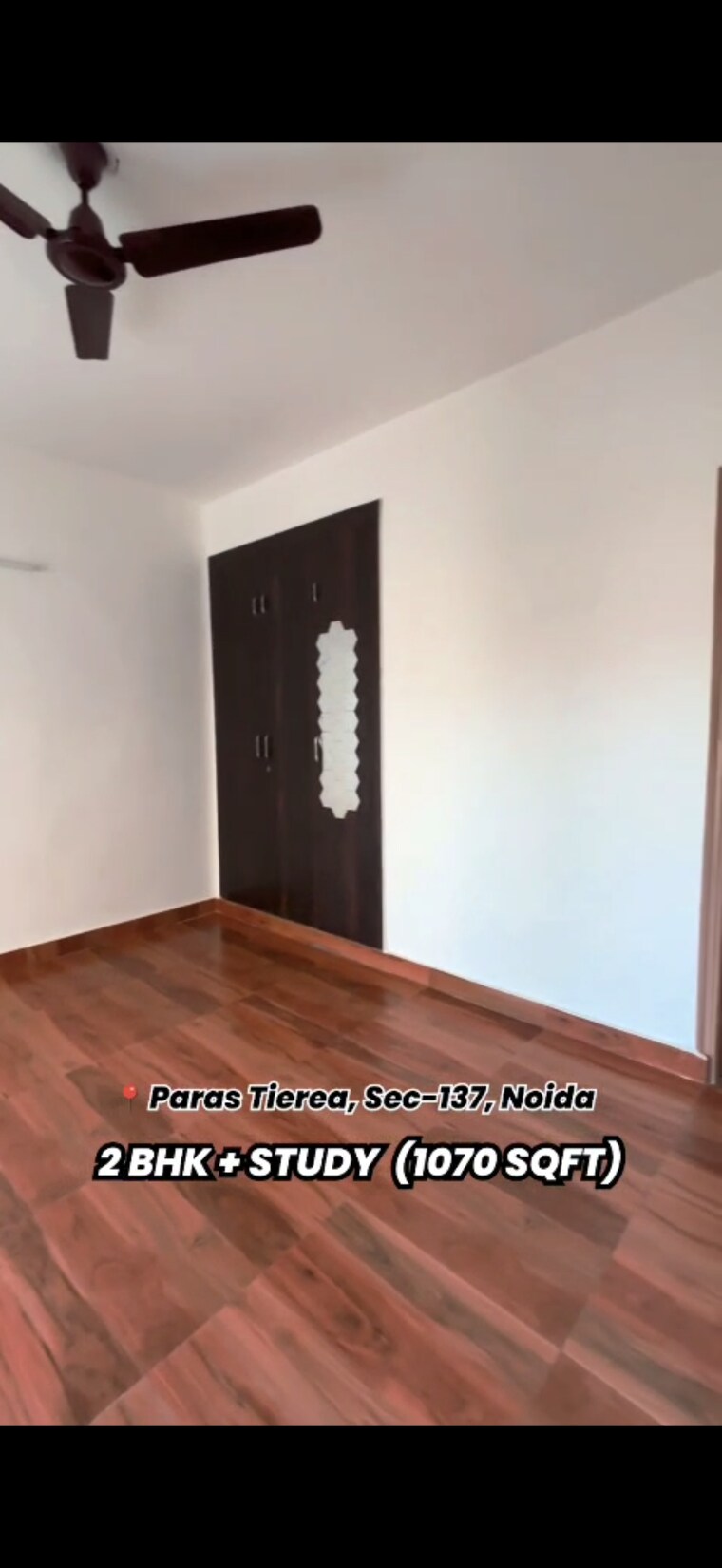 Bedroom, paras-tierea 2.5 Bedroom 1070 Sq.Ft. Apartment In Sector 137 Noida 9271319