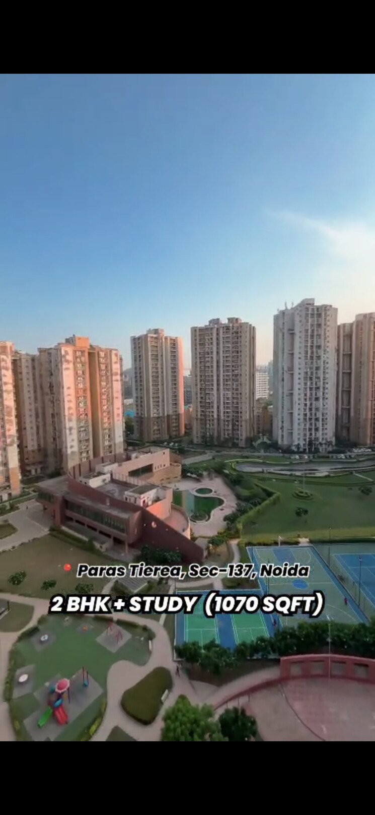 Exterior View, paras-tierea 2.5 Bedroom 1070 Sq.Ft. Apartment In Sector 137 Noida 9271319