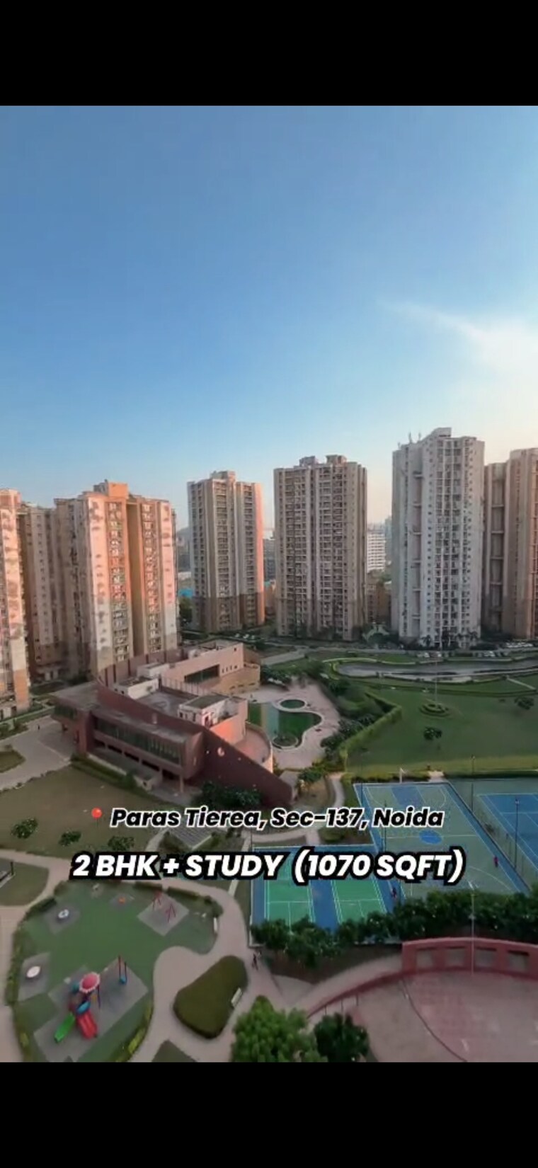 Exterior View, paras-tierea 2.5 Bedroom 1070 Sq.Ft. Apartment In Sector 137 Noida 9271319