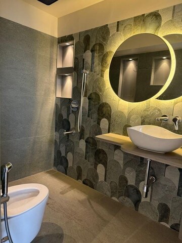 Bathroom in 4 BHK Apartment at Windsor Grande Residences, Andheri West – for Rent