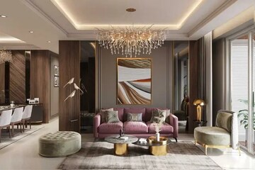 Living Room in 4 BHK Apartment at Hiranandani Empress Hill, Powai – for Sale