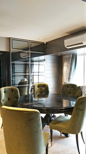 Dining area in 4 BHK Apartment at Ahuja Towers, Prabhadevi – for Rent