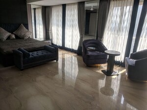 Living Room in 4 BHK Apartment at Ahuja Towers, Prabhadevi – for Rent