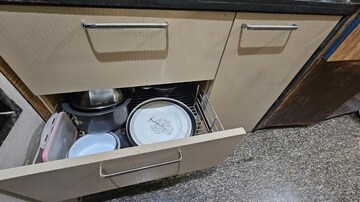 Kitchen in 1 BHK Apartment at Khar West – for Rent