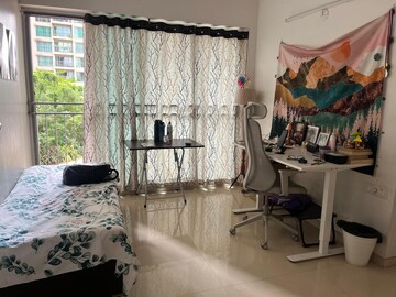 Living Room in 2 BHK Apartment at Kalpataru The Sunrise, Kolshet Road – for Rent