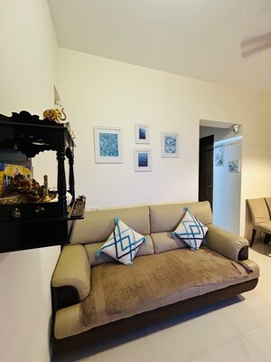Living Room in 2 BHK Apartment at Atul Blue Orbit, Malad West – for Rent