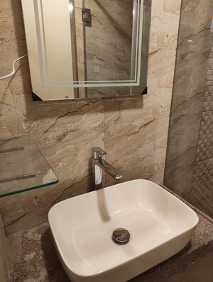 Bathroom in 1 BHK Apartment at Bandra West – for Rent