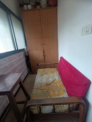 Balcony in 1 BHK Apartment at Shreeji Tower, Panchsheel Nagar – for Rent