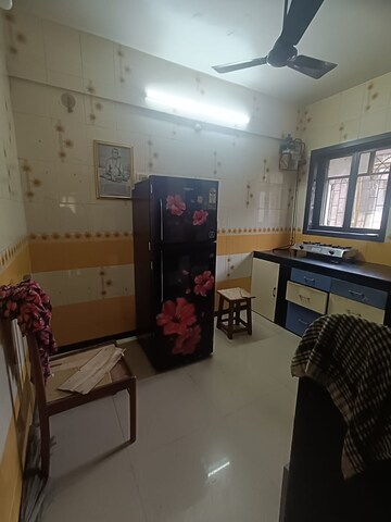 Kitchen in 1 BHK Apartment at Shreeji Tower, Panchsheel Nagar – for Rent